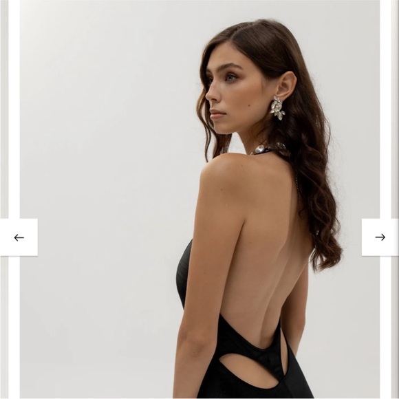 AMOR MIA Iman Midnight Velvet Jumpsuit - Picture 9 of 9